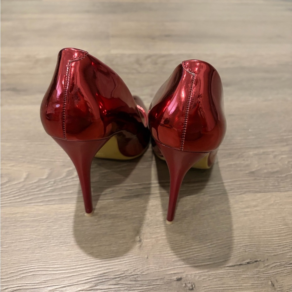 Unlisted Red Women's Heels - Picture 3 of 7
